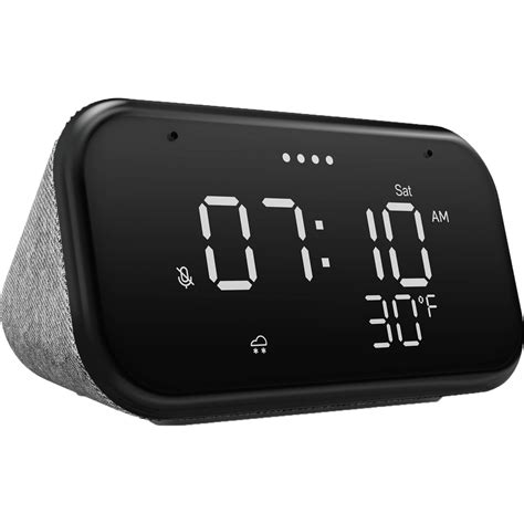 Control other smart devices in your home and listen to music or podcasts on its front-firing 3W. . Lenovo google clock